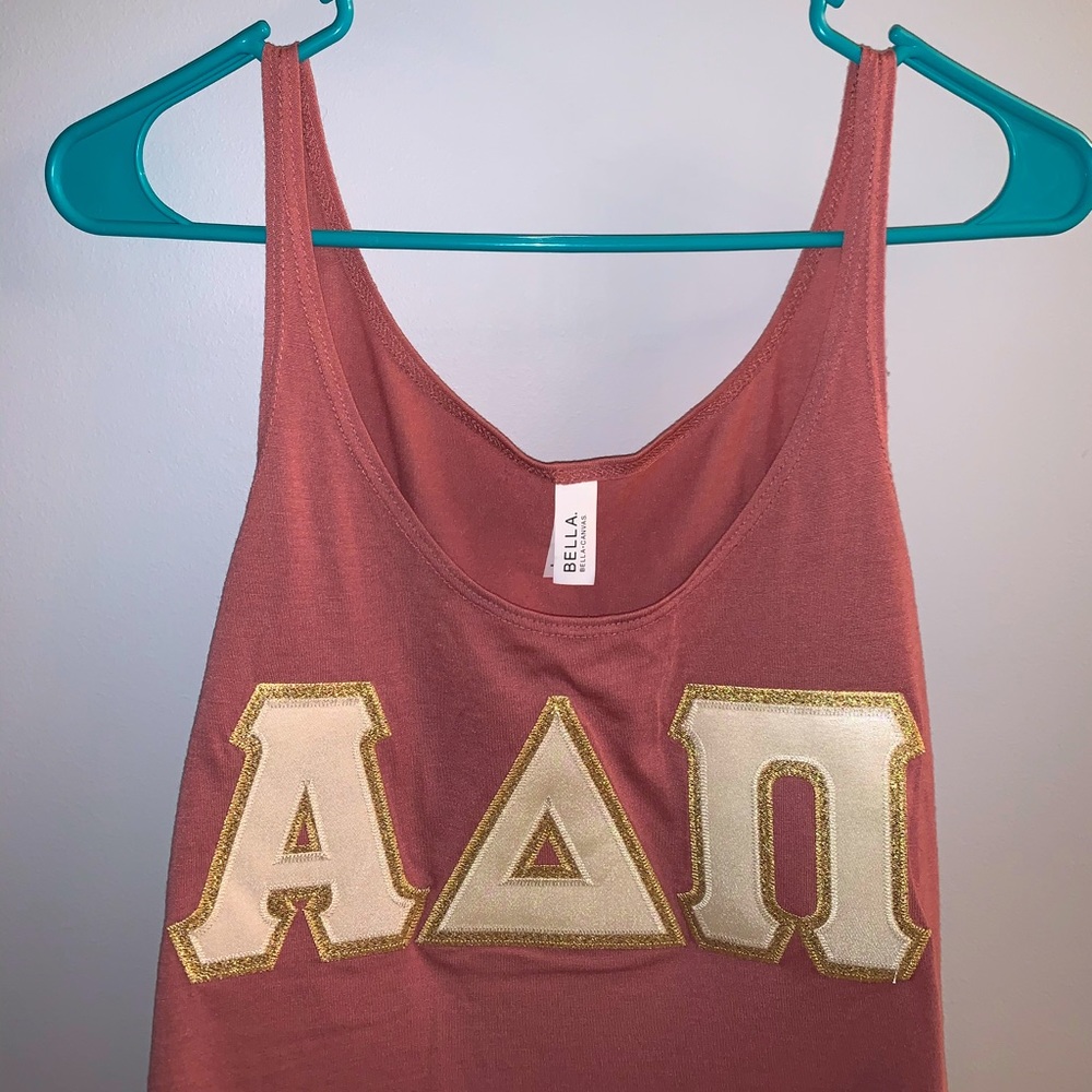 Sorority Letters (Greek letters) tank top